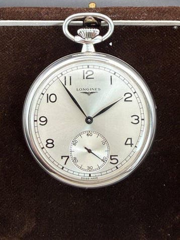 Longines - Art Deco Style Pocket Watch - 4038 2 / 550 -, Bijoux, Sacs & Beauté