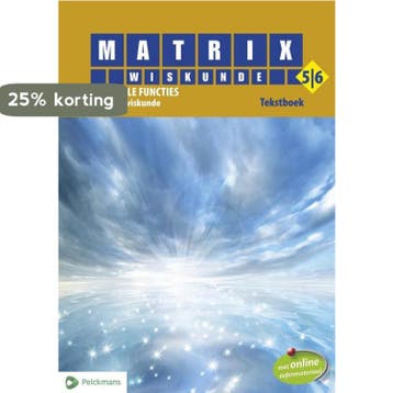 Matrix Wiskunde 5/6 Rationale functies 3 & 4 uur wiskunde, Verzenden
