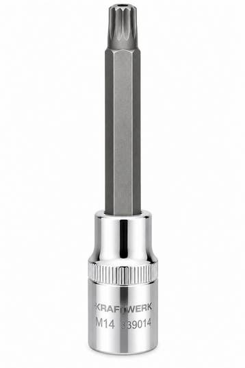 KRAFTWERK 339014 Lange RIBE Bitdop M14 1/2 – 100 mm, Verzenden, Nieuw