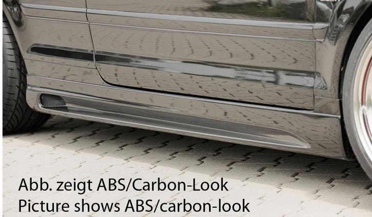Rieger side skirt | A4 (8H): 04.02- - Cabrio | r stk ongespo, Auto-onderdelen, Carrosserie, Nieuw, Audi, Verzenden