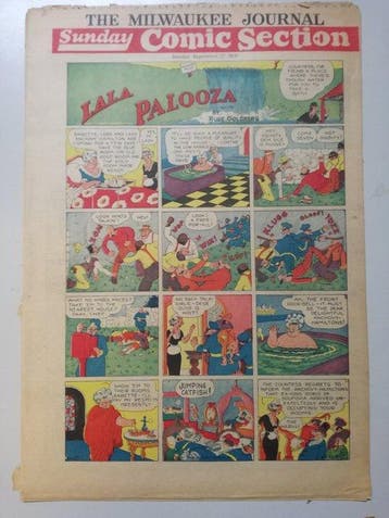 Lala Palooza - 57 Krantenpaginas en strips - 1936/1937, Nieuw