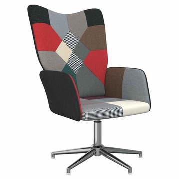 vidaXL Relaxstoel patchwork stof, Verzenden, Nieuw