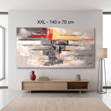 Monika Spiewak - Abstract - Oil Painting Stretched On The, Antiek en Kunst, Kunst | Schilderijen | Modern