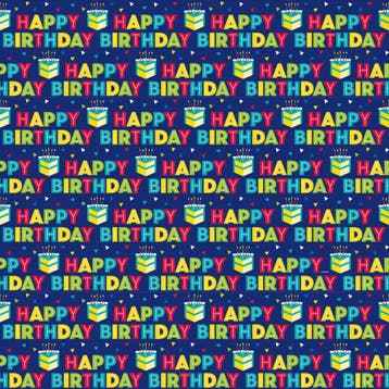 Cadeaupapier Happy Birthday Taart 1,52m, Hobby en Vrije tijd, Verzenden, Nieuw