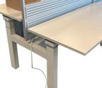 Steelcase Ology Duo Zit Sta Bureau | Duo werkplek | Bureau, Verzenden, In hoogte verstelbaar, Zo goed als nieuw