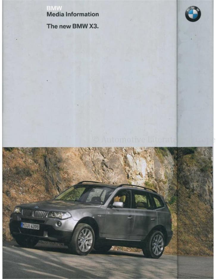2006 BMW X3 HARDCOVER PERSMAP ENGELS, Autos : Divers, Modes d'emploi & Notices d'utilisation, Enlèvement ou Envoi