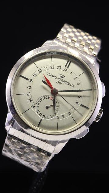 Girard-Perregaux - 1966 Dual Time - 49544-11-132-11A - Heren