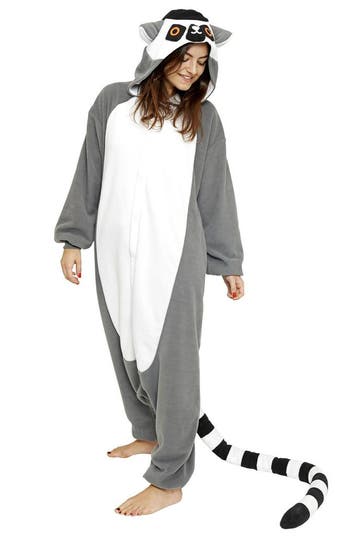 Onesie Lemur Ringstaartmaki Pak XL-XXL Ringstaartmakipak Kos, Ophalen of Verzenden, Nieuw