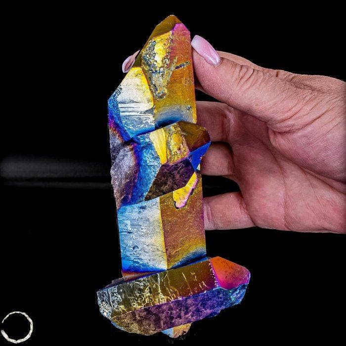 Schitterende Aura-Amethyst uit Uruguay – Een spel van licht, Antiek en Kunst, Curiosa en Brocante
