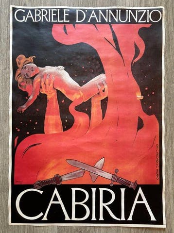 Leopoldo Metlicovitz - Cabiria – Gabriele D’Annunzio -