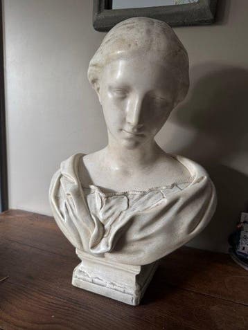 Musée du Louvre - Buste, Tete de Lille - 42 cm - Gips