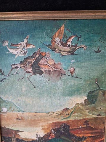 naar Jheronimus Bosch - Verzoeking van de Heilige Antonius -