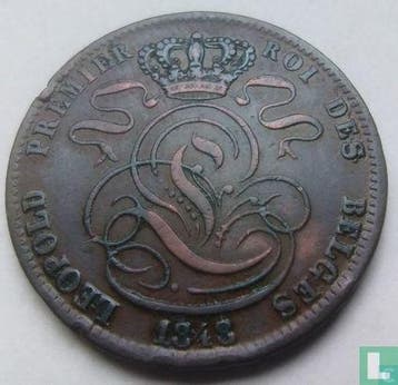 België 5 centimes 1848, Verzenden, Losse munt