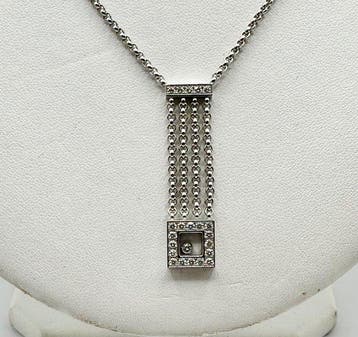 Chopard - Halsketting - 18 karaat Witgoud, Nieuw