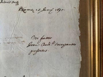 Cardinale Giuseppe Sacripante - Lettera manoscritta firmata, Verzamelen, Nieuw