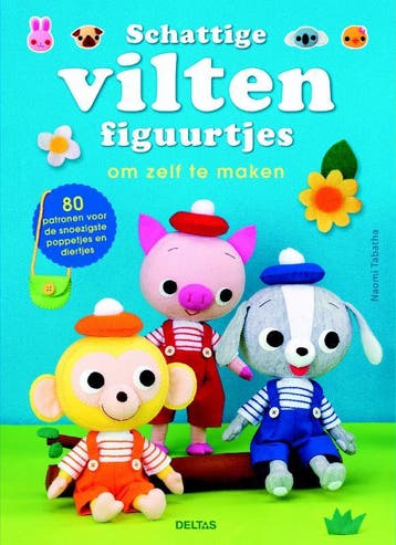 Schattige vilten figuurtjes om zelf te maken 9789044741537, Boeken, Verzenden, Zo goed als nieuw, Naomi Tabatha