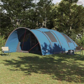 vidaXL Tunnel Tent 8-Person 8-persoons Blauw, Verzenden, Nieuw