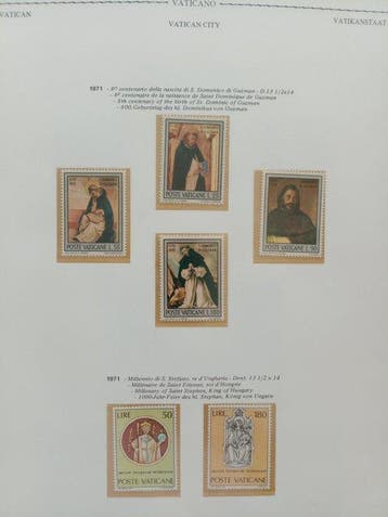 Cité du Vatican - Vatican — séries de timbres des années, Postzegels en Munten, Gestempeld