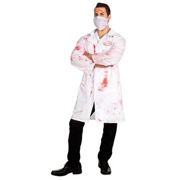 Halloween Dokter Kostuum Wit, Verzenden, Nieuw