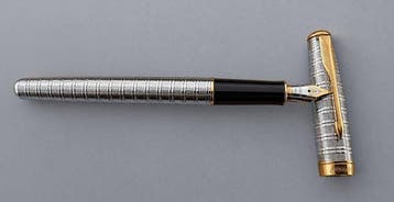 Parker - Parker Sonnet Silver Cascade GT (18k Nib) - Vulpen, Nieuw