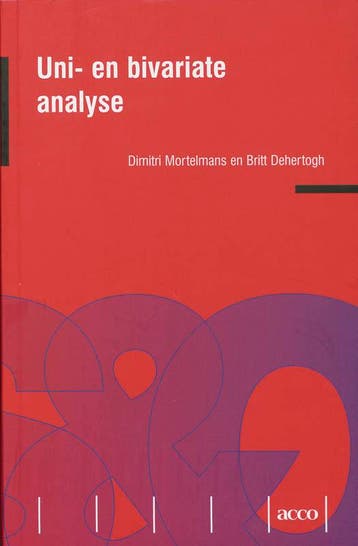 Uni- en bivariate analyse / Stap In Statistiek en Onderzoek, Verzenden, Zo goed als nieuw, Dimitri Mortelmans