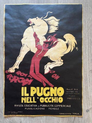 Anonymous - Il Pugno nell’Occhio – manifesto di grafica, Antiek en Kunst