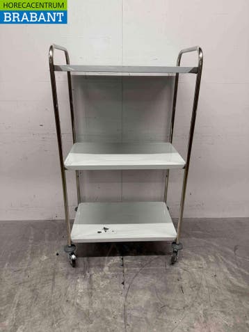 RVS Saro Serveerwagen 3 lagen 153,5 cm Horeca, Ophalen of Verzenden, Nieuw in verpakking