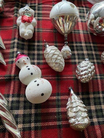 Kerstballen (50) - Glas - Antieke kerstballen, Diversen, Nieuw