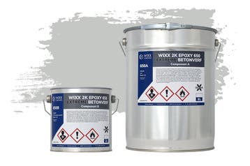 Wixx 2K Epoxy 650 Extreme Betoncoating RAL 7035 | Lichtgrijs, Doe-het-zelf en Bouw, Verzenden, Nieuw