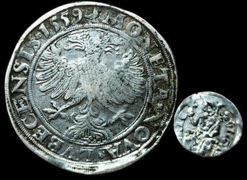 Duitsland, Lübeck. Special 2-Piece Lot: 1559 Lübeck Thaler, Postzegels en Munten, Munten | Europa | Niet-Euromunten
