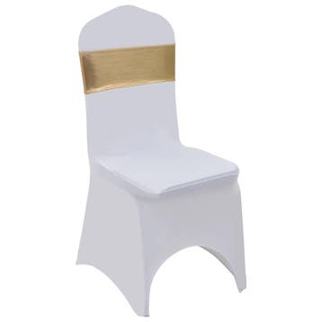 vidaXL 25 st Stoellint met diamant stretch goud, Tuin en Terras, Verzenden, Nieuw