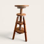 Kruk - Vurenhout - Big Artist Stool
