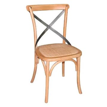 Stoelen | Rotan/Hout | Naturel | Indoor | 2 Stuks |, Verzenden, Nieuw in verpakking
