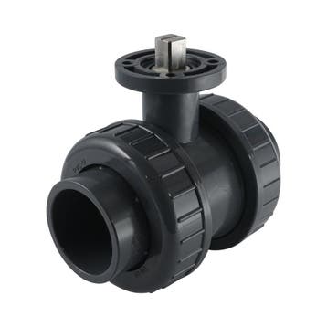 50mm 2-Weg PVC Kogelkraan ISO-Top Lijm - 614 - VDL, Verzenden