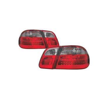 FEUX ARRIÈRE MERCEDES CLASSE E W210 95-02 LED ROUGE FUMÉ, Verzenden