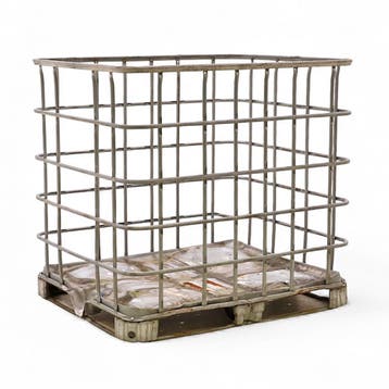 Gebruikte IBC Container IBC frame met stalen pallet, Tuin en Terras, Ophalen of Verzenden, Gebruikt