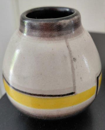 Pottenbakkerij De Vier Paddestoelen - Vaas (2) - Aardewerk -