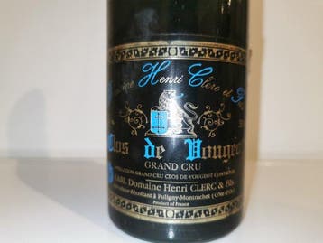 1991 Domaine Henri Clerc & Fils - Clos Vougeot Grand Cru - 1, Collections