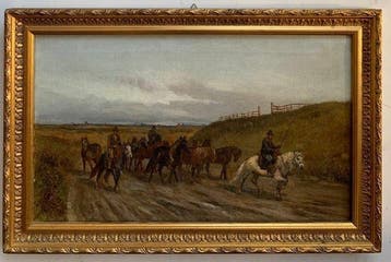 Fortunato Rocchi (1822-1909) - Butteri in maremma