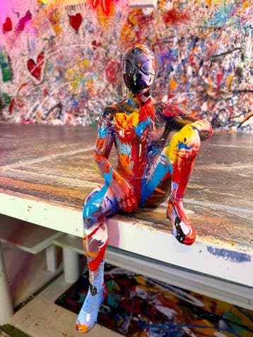 michele socionovo - Spiderman Amour Abstrait