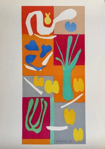 Henri Matisse (1869-1954) - “Végétaux, 1952”. Gesigneerd in