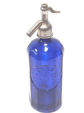 Siphon - Siphon bleu ultramarin, Antiquités & Art