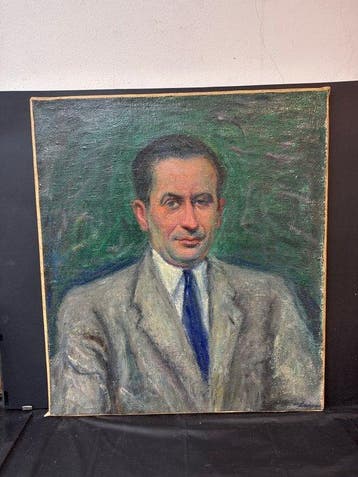 Mario Lannes (1900-1983) - Ritratto di Signore, Antiquités & Art