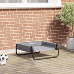 vidaXL Hondenbed Lichtgrijs 57 x 57 x 24 cm Staal, Dieren en Toebehoren, Verzenden, Nieuw