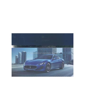 2015 MASERATI GRANTURISMO SPORT INSTRUCTIEBOEKJE DUITS, Ophalen of Verzenden