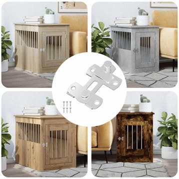 vidaXL Deurslot 423 st Zilver 70 x 8 mm Staal, Doe-het-zelf en Bouw, Hang- en Sluitwerk, Verzenden, Nieuw