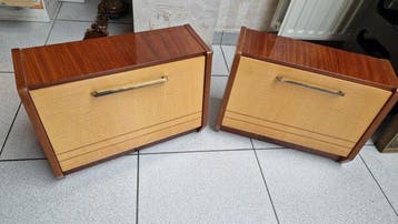 Ladekast - Hout - Slaapkamer meubel met spiegel en twee
