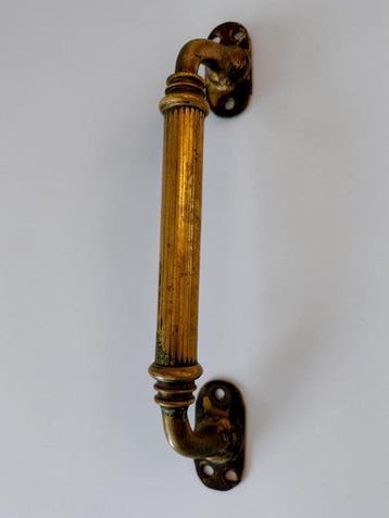 Antiek Deurklink - French Brass Pull Handle – Paris -