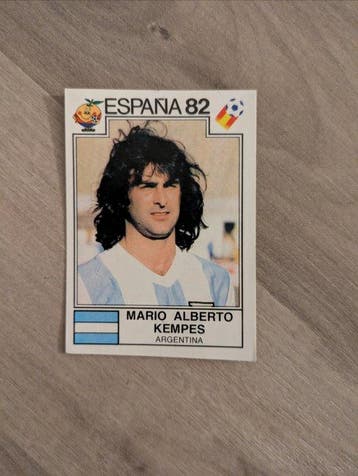 1982 Panini España 82 World Cup Mario Alberto Kempes Non, Verzamelen, Nieuw
