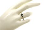 Ring - 9 kt. Witgoud - 1.00ct. tw. Toermalijn, Handtassen en Accessoires, Ringen, Nieuw